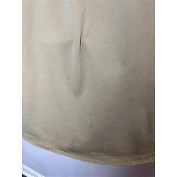 Rasco FR Flame Resistant Shirt Men XL Khaki Button Up Work Shirt Thrashed‎ - Picture 5 of 12